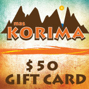 Gift Card - Mas Korima use for all Pinole products, Chiltepin or runner gear. For all those Born to Run
