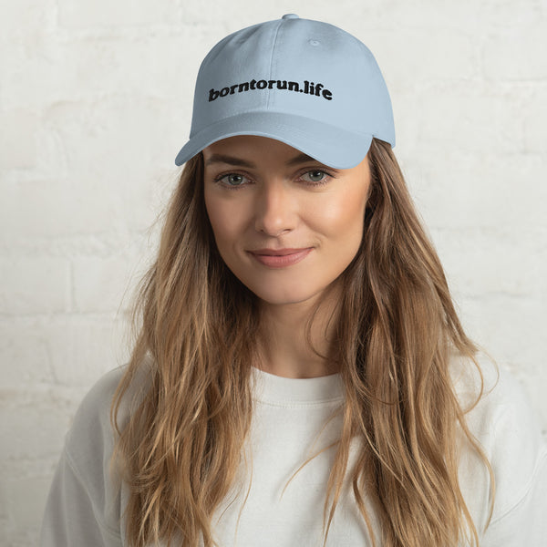 Athlete Cotton Twill Hat - Born to Run Life Hat - Mas Korima