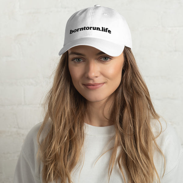 Athlete Cotton Twill Hat - Born to Run Life Hat - Mas Korima