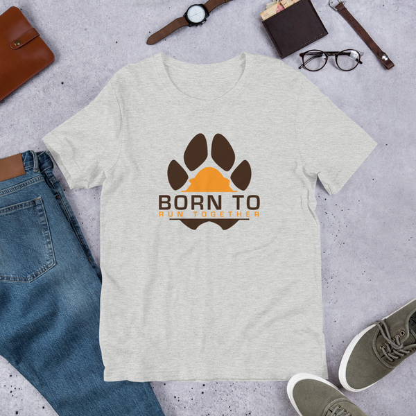 Pure Cotton T Shirts - Born To Run Together Badge tee - Mas Korima